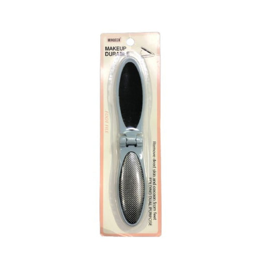 Double Sided Foot File With Rubberized Handle